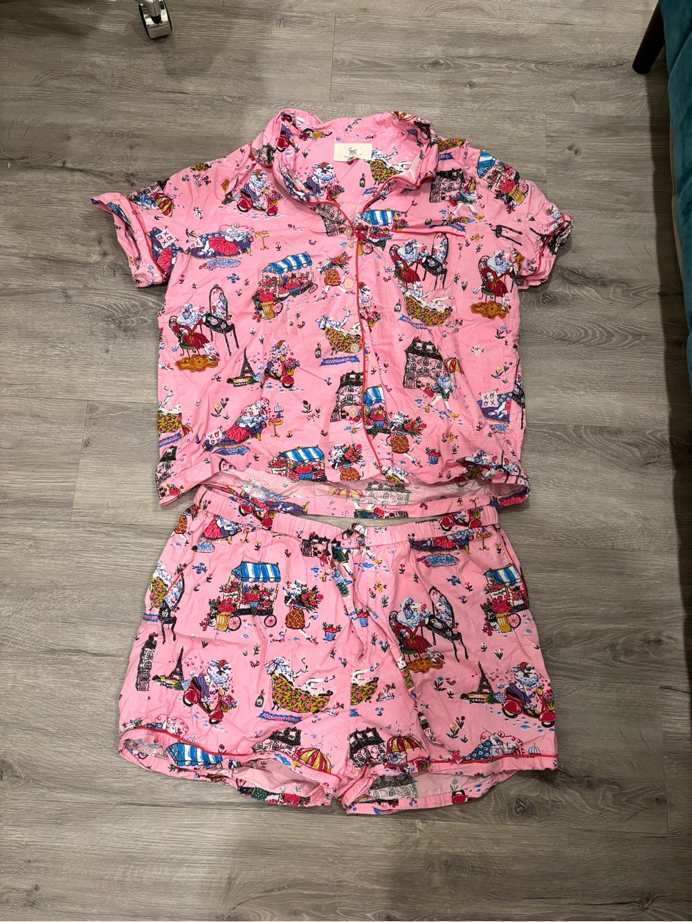 Printfresh Parisian Poodles Pajama Set
